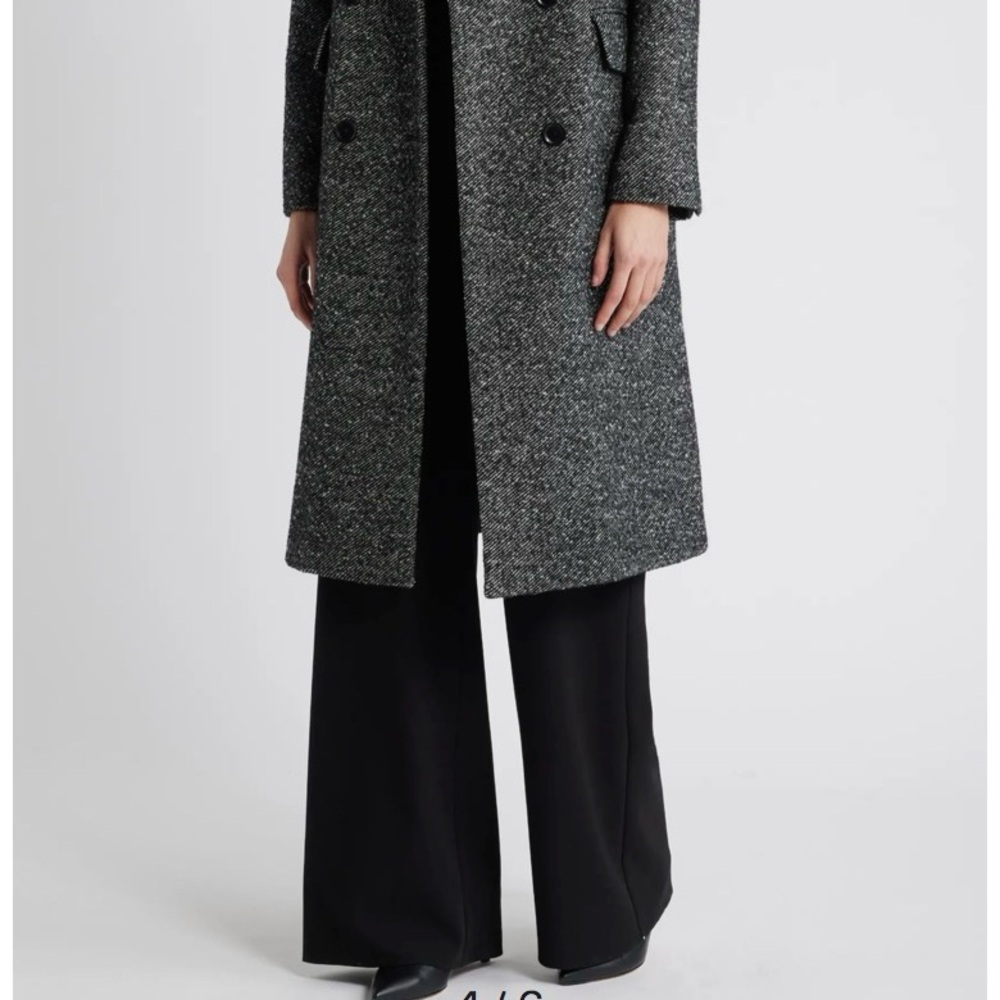 BCBG Max Azria Slim Fit Double Breasted Coat Size XL New With Tags - Picture 3 of 13